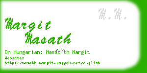 margit masath business card